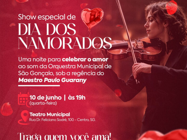 São Gonçalo recebe programação cultural diversificada com música, humor, teatro e samba nesta semana
