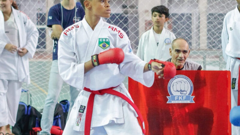 Gonçalense vai representar seleção brasileira sub-12 em sul-americano de Karatê