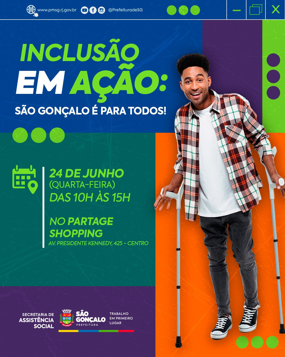 São Gonçalo prepara ação social para pessoas com deficiência