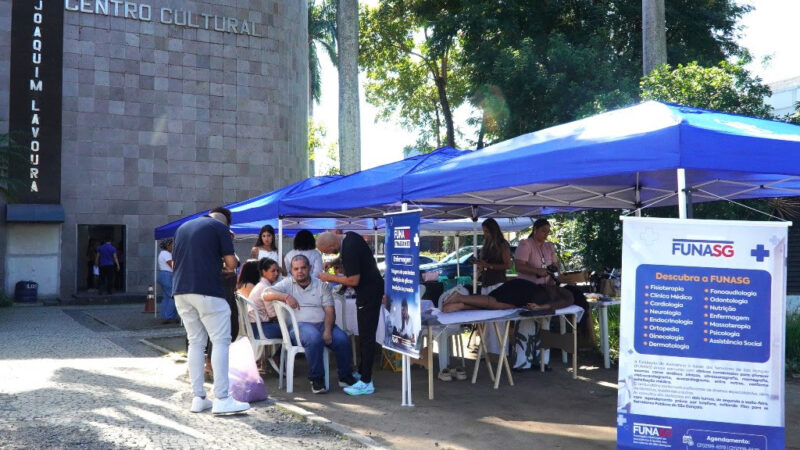 Funasg Mais leva serviços de saúde aos servidores no Centro Cultural Joaquim Lavoura