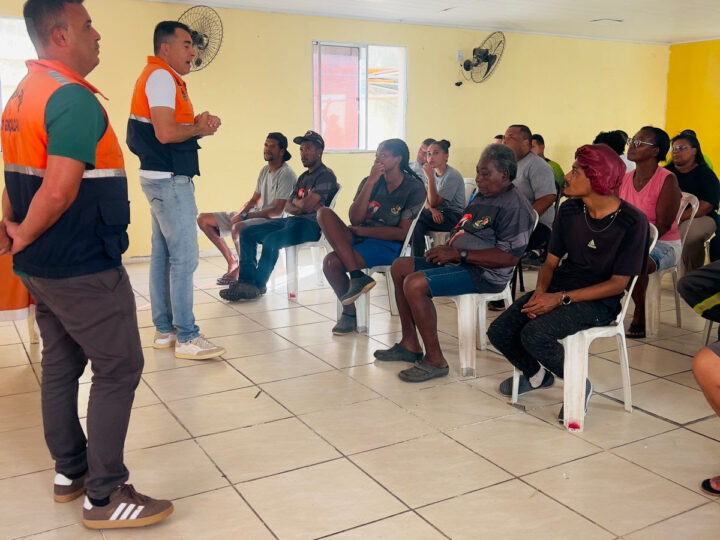 Defesa Civil ensina primeiros socorros para moradores do Jóquei