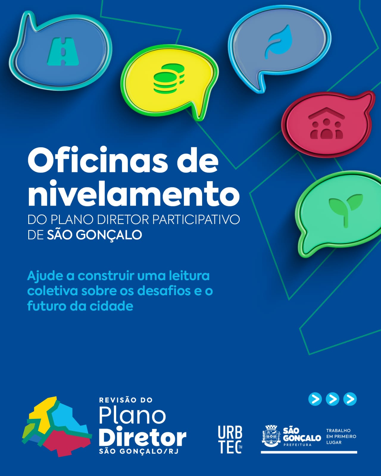 São Gonçalo promove oficinas de nivelamento da revisão do Plano Diretor 