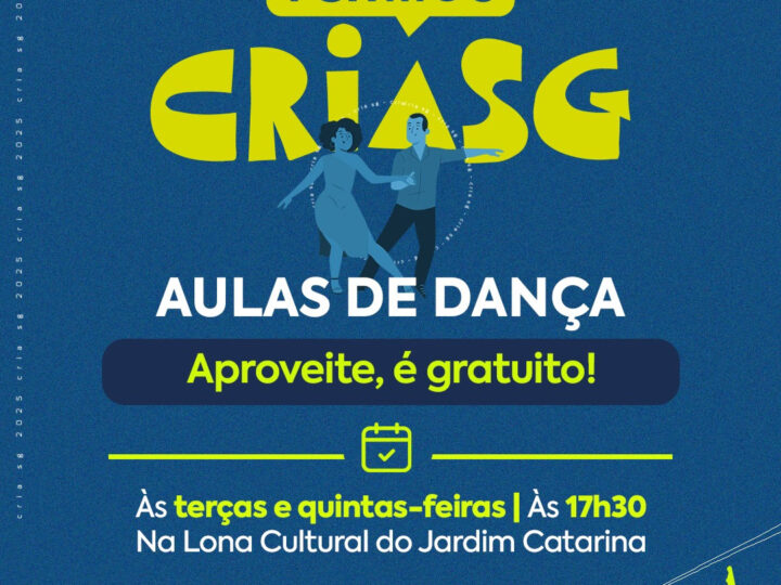 Projeto CRIA SG oferece aula de ritmos no Jardim Catarina 