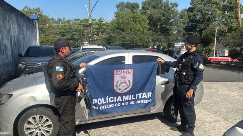 Veículo com registro de roubo é recuperado pela PM em Tenente Jardim, em Niterói