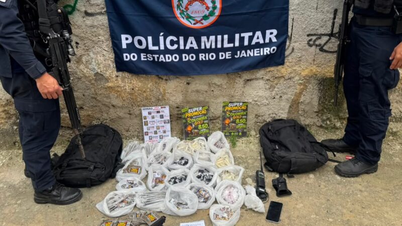 PATAMOs da 3ª, 4ª e 5ª companhias fazem apreensão de drogas em São Lourenço, no Fonseca