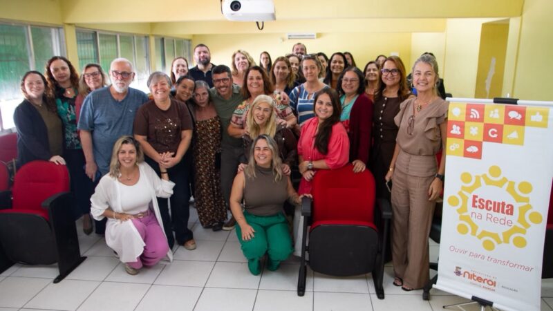 Escuta na Rede fortalece diálogo com a comunidade escolar em Pendotiba e amplia integração entre Educação, Saúde e Assistência Social