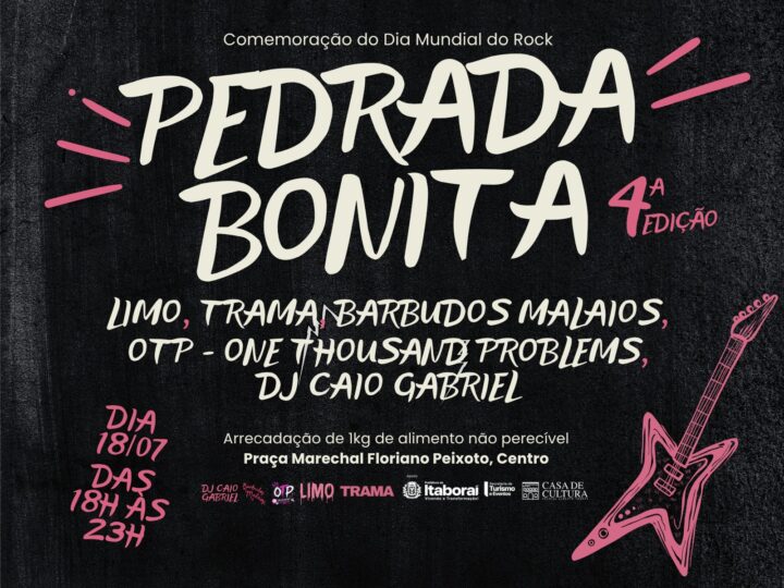 Festival de rock Pedrada Bonita promete agitar Itaboraí em sua 4ª edição