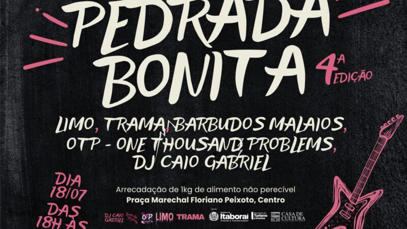 Festival de rock Pedrada Bonita promete agitar Itaboraí em sua 4ª edição