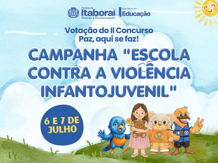 Itaboraí abre votação do II Concurso “Paz, aqui se faz!” e convida comunidade a escolher os melhores contos