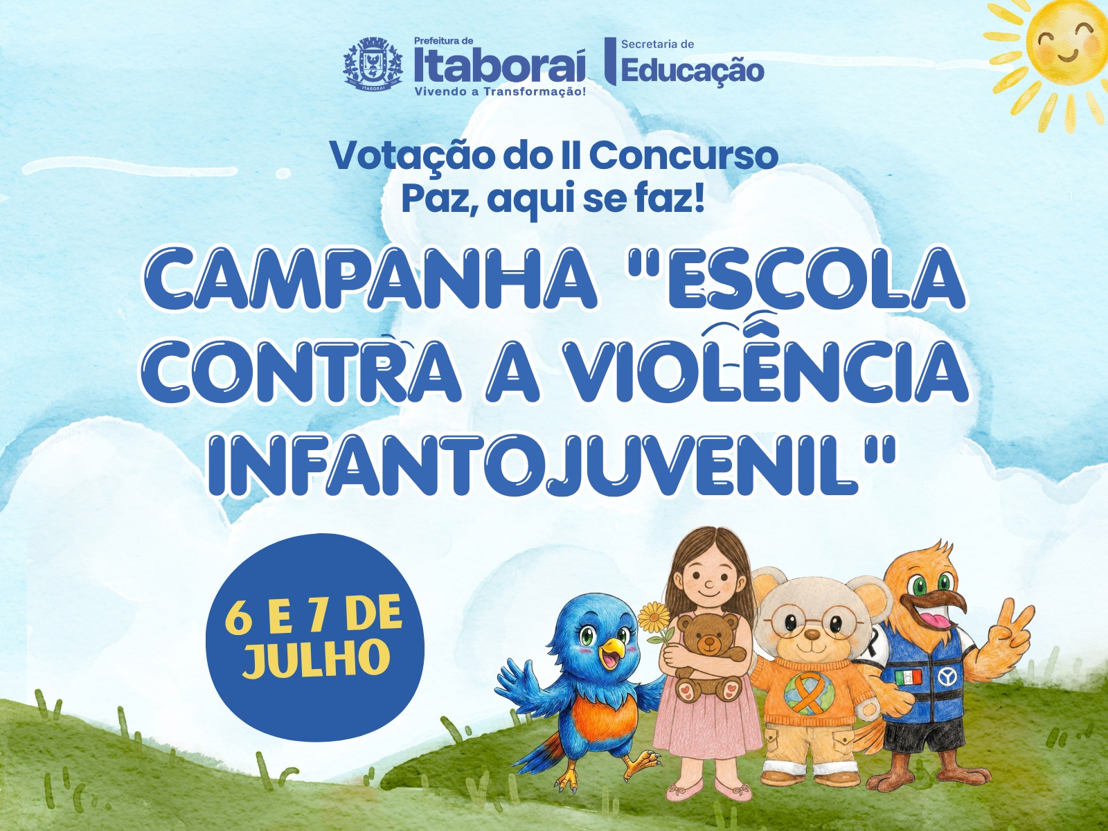Itaboraí abre votação do II Concurso “Paz, aqui se faz!” e convida comunidade a escolher os melhores contos