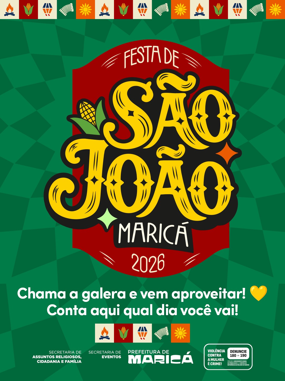 Maricá celebra São João com shows gratuitos neste fim de semana