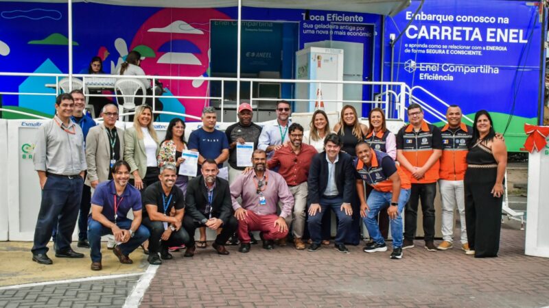 Enel realiza troca gratuita de geladeiras em Itaboraí e beneficia 50 famílias
