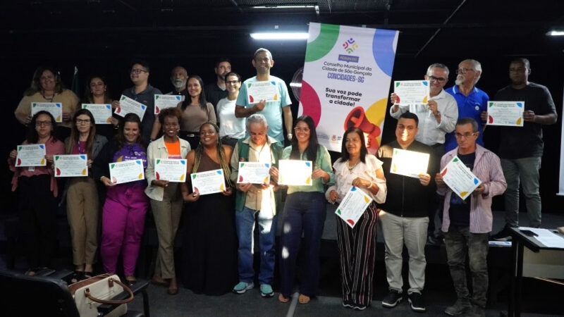 São Gonçalo realiza posse do Conselho Municipal da Cidade e inicia oficinas de revisão do Plano Diretor Participativo