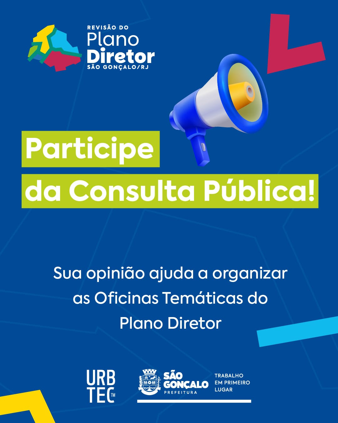 São Gonçalo abre consulta pública para organização das oficinas temáticas da revisão do Plano Diretor