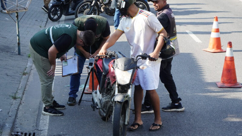 Operação Tolerância Zero contra motos barulhentas passa de mil abordagens neste início de julho