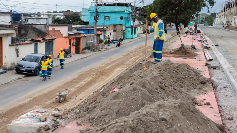 Ciclovia do MUVI começa a tomar forma no Jardim Catarina