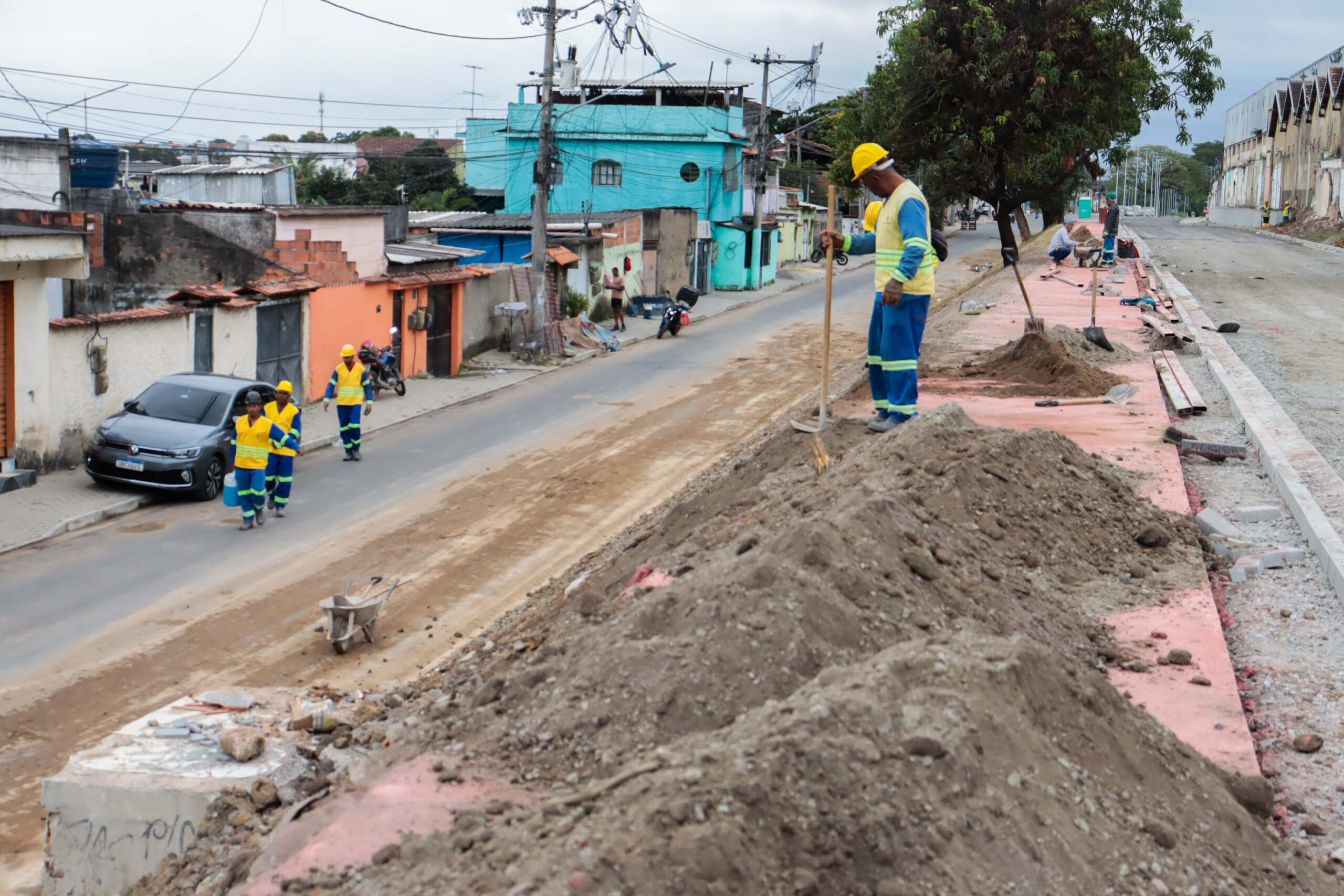 Ciclovia do MUVI começa a tomar forma no Jardim Catarina