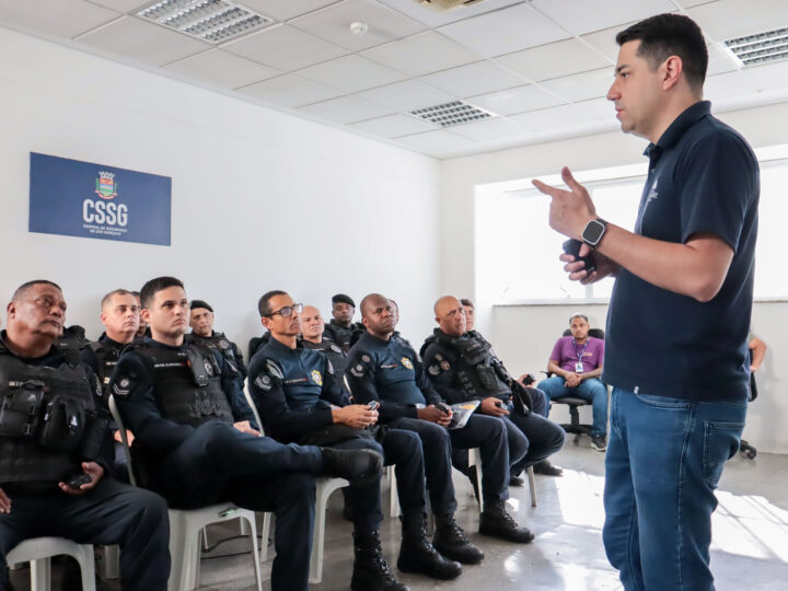 Novo grupamento armado da Guarda faz treinamento com câmeras corporais