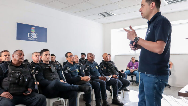 Novo grupamento armado da Guarda faz treinamento com câmeras corporais