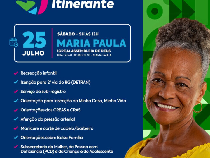 Cidadania Itinerante acontece em Maria Paula neste sábado