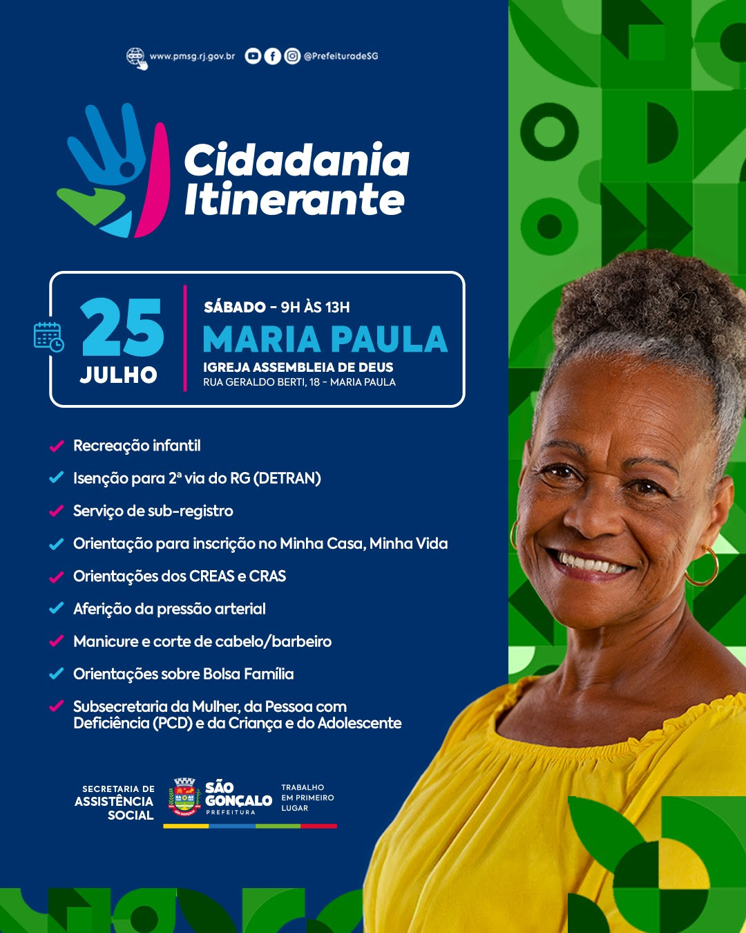 Cidadania Itinerante acontece em Maria Paula neste sábado