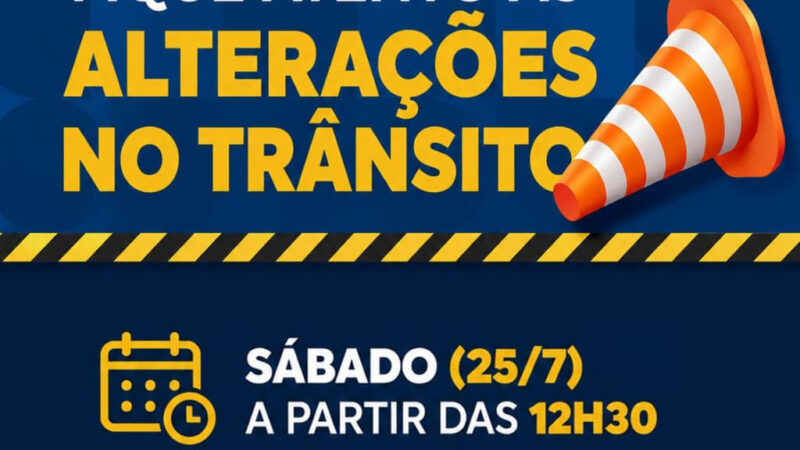 Prefeitura monta esquema especial de trânsito para realização da ‘Marcha Para Jesus 2026’