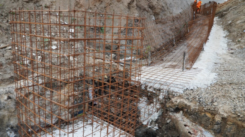 Obra de contenção de encosta no Lindo Parque entra na reta final