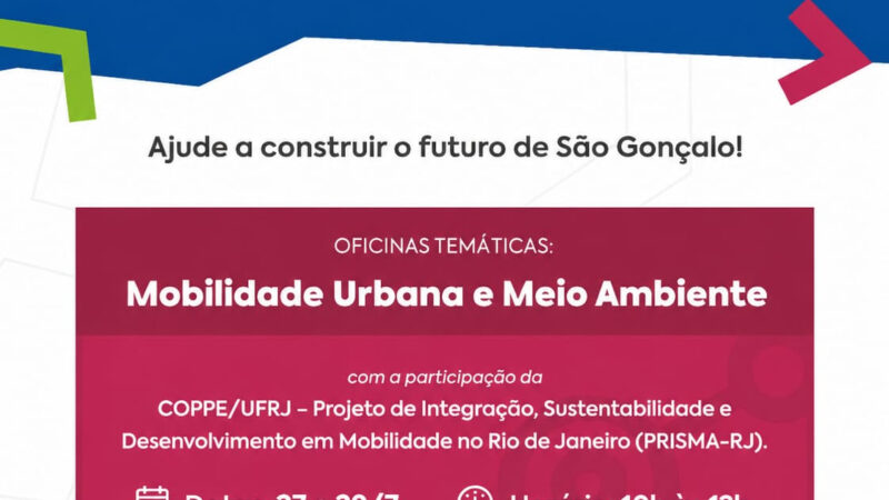 São Gonçalo promove oficinas online para a revisão do Plano Diretor com participação aberta à população