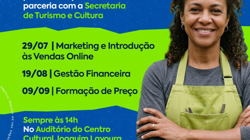 Inscrições abertas para cursos gratuitos para artesãos e empreendedores de São Gonçalo