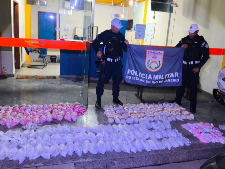 BPRV apreende mais de 11 kg de cocaína e 89g de crack após fuga que terminou em acidente fatal em Piraí