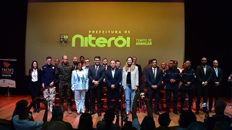 Prefeitura de Niterói lança segunda fase do Pacto Niterói Contra a Violência com foco na redução de roubos e mortes violentas
