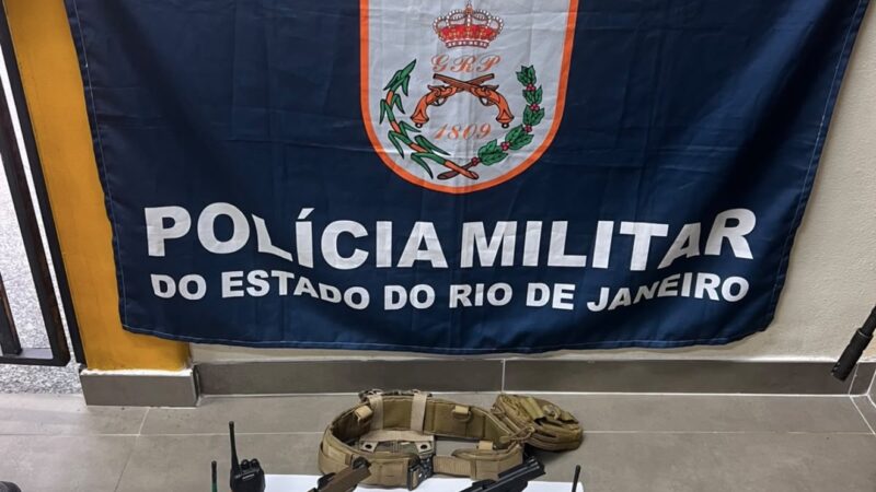 Suspeito é preso com pistola e munições após abordagem da PM no Barreto, em Niterói