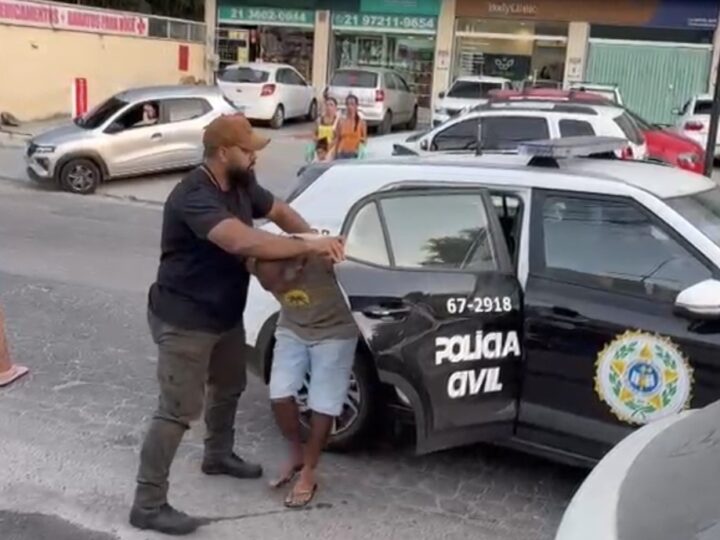 75ª DP prende foragido da Justiça condenado por extorsão em São Gonçalo.