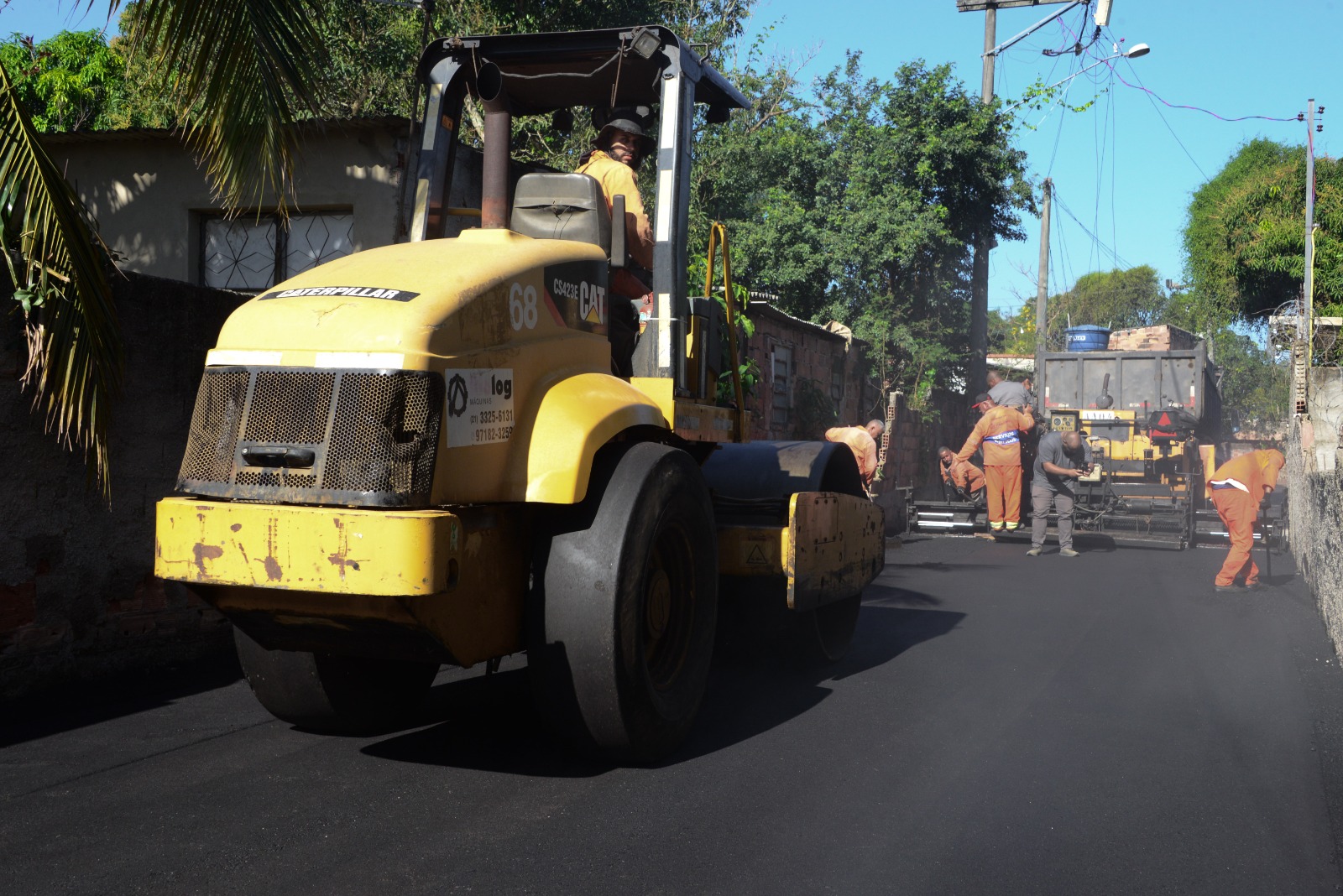 Itaboraí avança com obras de asfaltamento no bairro Barreiro