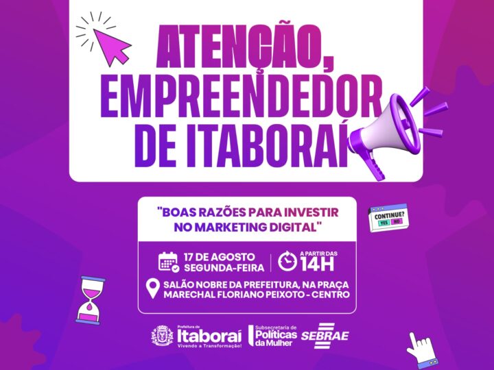 Itaboraí promove palestra sobre marketing digital para empreendedoras