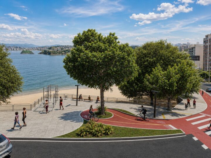 Orla de Icaraí será revitalizada com nova ciclovia, calçadão ampliado, banheiros e quiosques modernos e padronizados