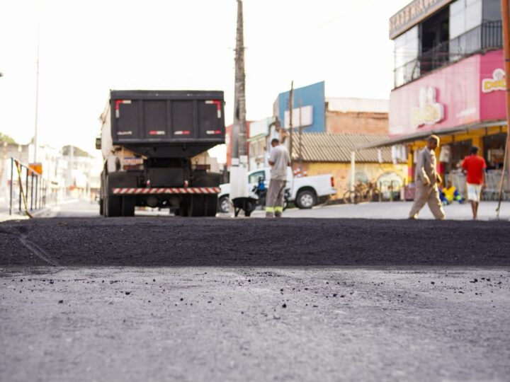 Prefeitura de Itaboraí avança na implantação de lombadas na Avenida 22 de Maio para reforçar a segurança no trânsito