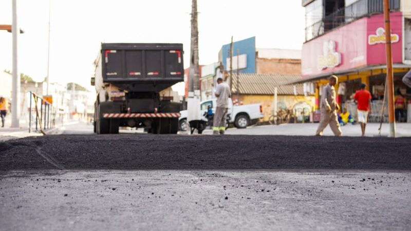 Prefeitura de Itaboraí avança na implantação de lombadas na Avenida 22 de Maio para reforçar a segurança no trânsito