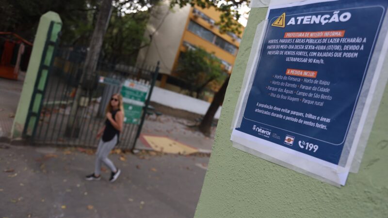 Prefeitura de Niterói reabre os parques após melhora das condições meteorológicas