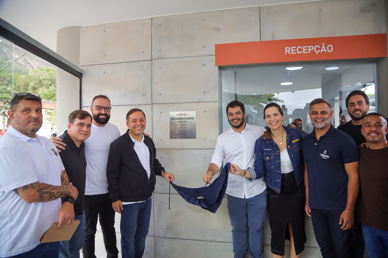 Prefeitura de Niterói inaugura Bicicletário de Charitas com 400 vagas
