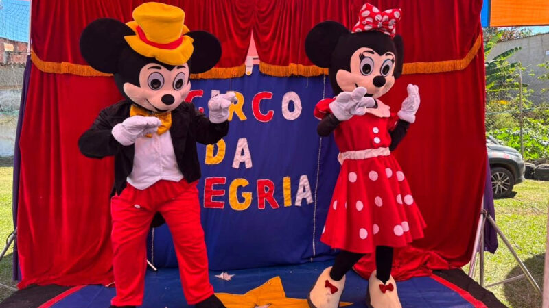 Garotada de Monjolos aproveita a Caravana de Arte e Lazer