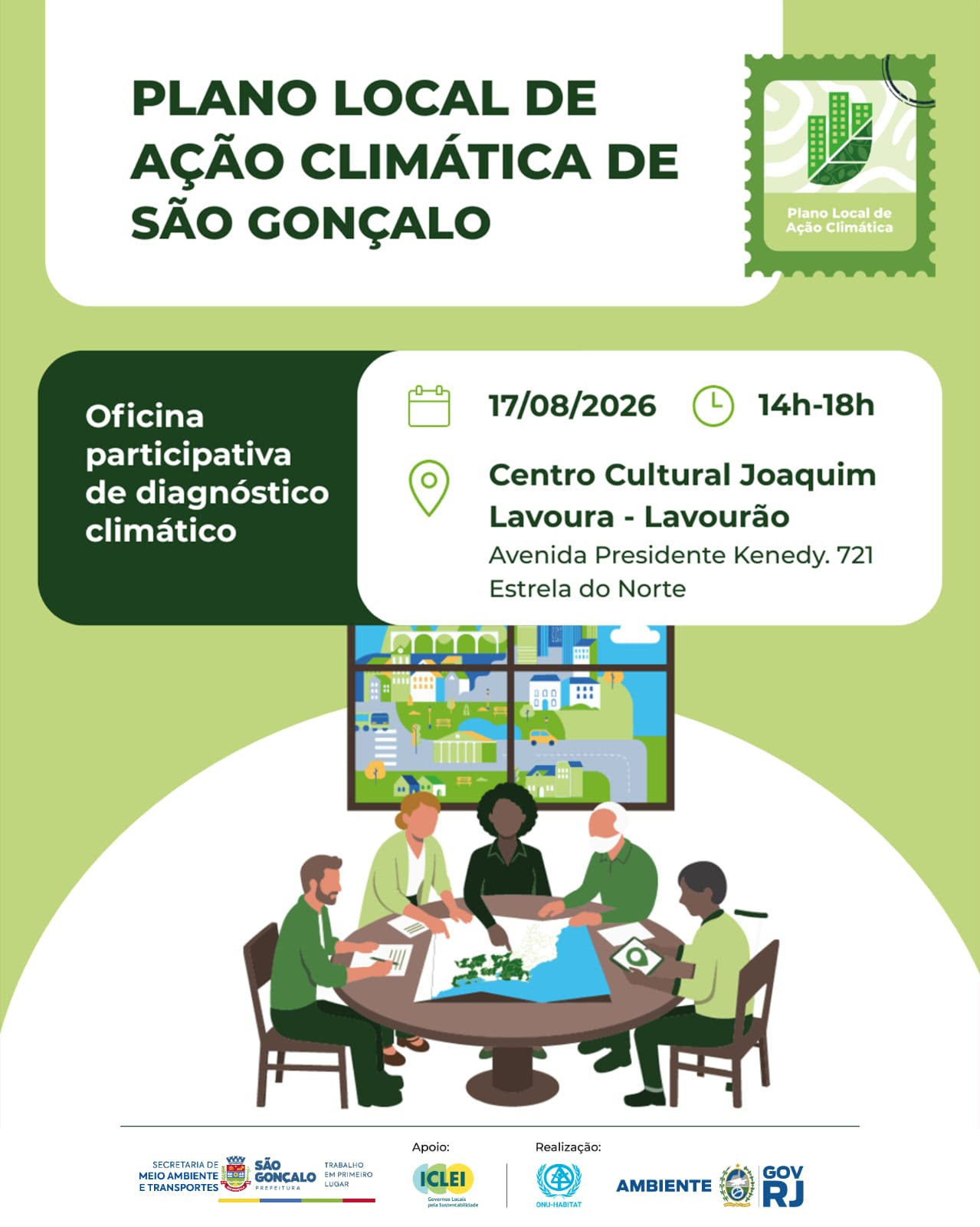 São Gonçalo promove oficina sobre Plano Local de Ação Climática