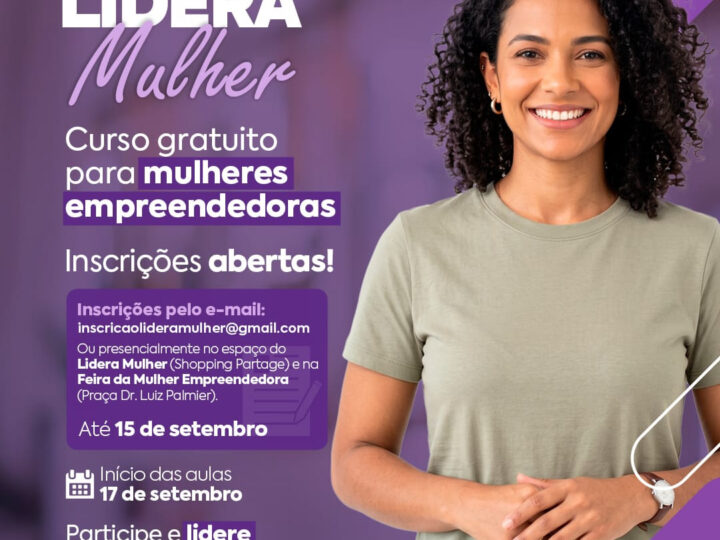 São Gonçalo abre inscrições para 19ª turma do Lidera Mulher