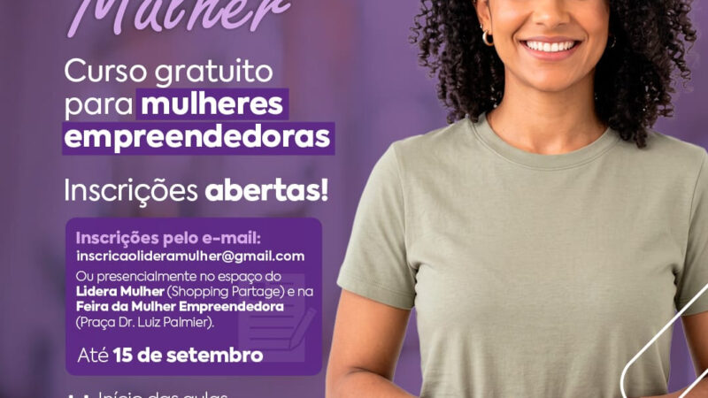 São Gonçalo abre inscrições para 19ª turma do Lidera Mulher