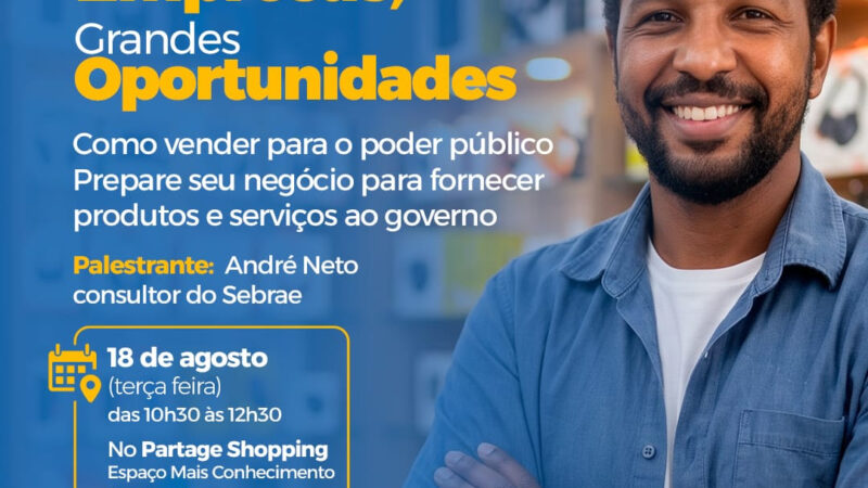 São Gonçalo inscreve para palestra com foco em vendas para microoemprendedores