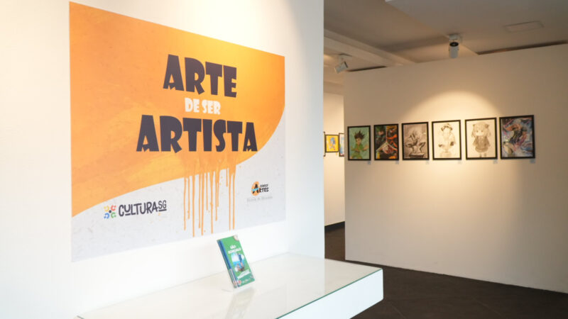 Exposição ‘A Arte de Ser Artista’ reúne trabalhos de 100 alunos na Casa das Artes