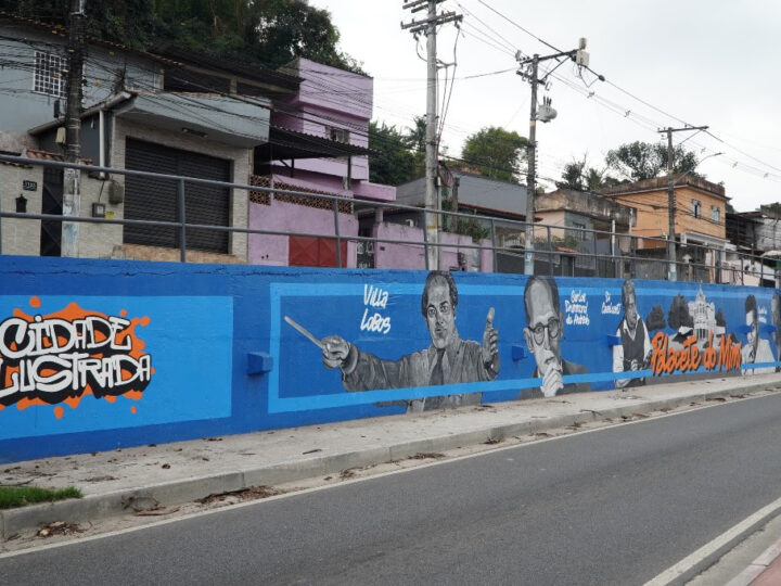 Cidade Ilustrada finaliza painel inspirado no histórico Palacete do Mimi