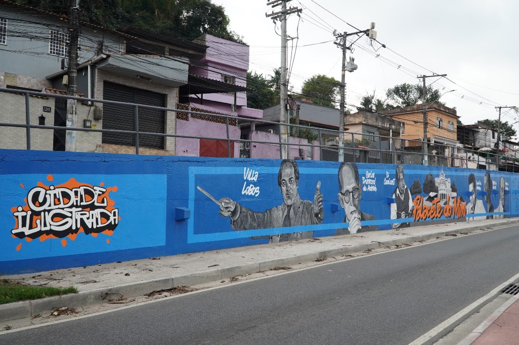 Cidade Ilustrada finaliza painel inspirado no histórico Palacete do Mimi