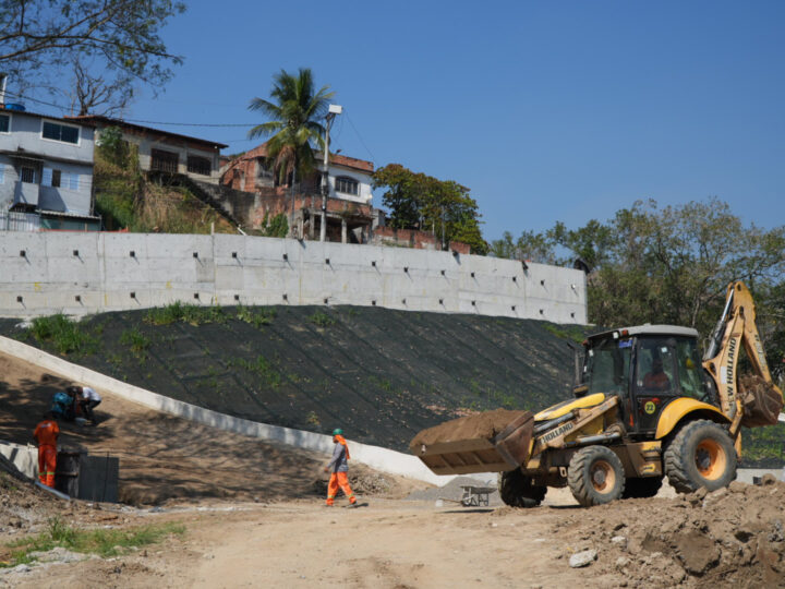 Obras de contenção de encosta no Lindo Parque entra na reta final
