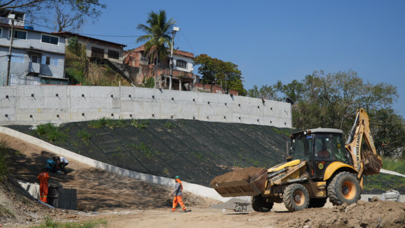 Obras de contenção de encosta no Lindo Parque entra na reta final